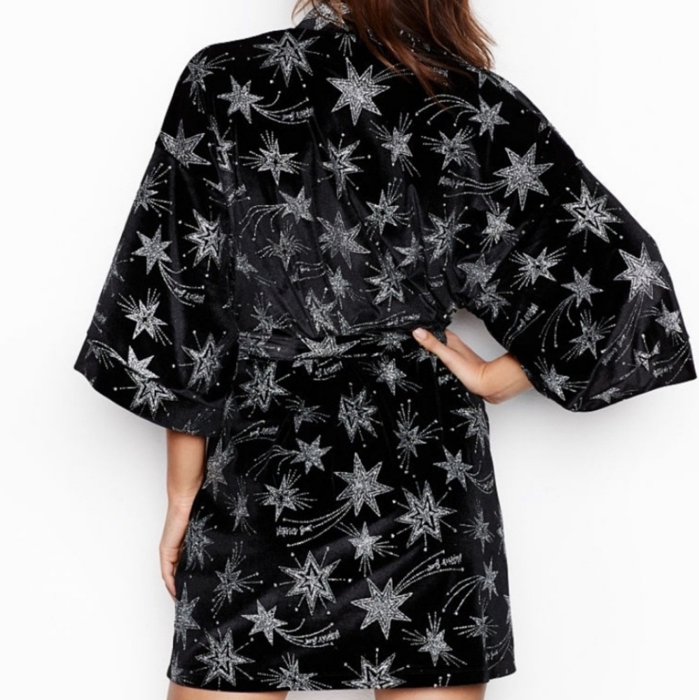 Victoria's Secret Velvet Star Kimono Robe
